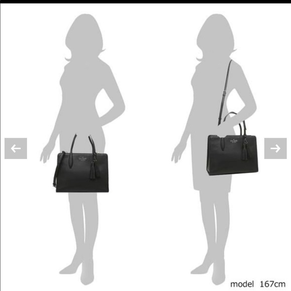 NWT Kate Spade Medium Top Zip Rowe Satchel - Picture 3 of 6